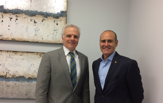 David Neeleman, Co-Owner, TAP Portugal and Carlos Paneiro, VP Sales North & Central America, TAP Portugal 