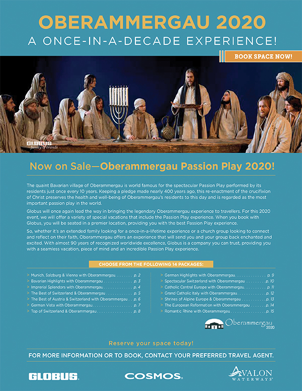  Globus offers more Oberammergau packages than any other Canadian tour op