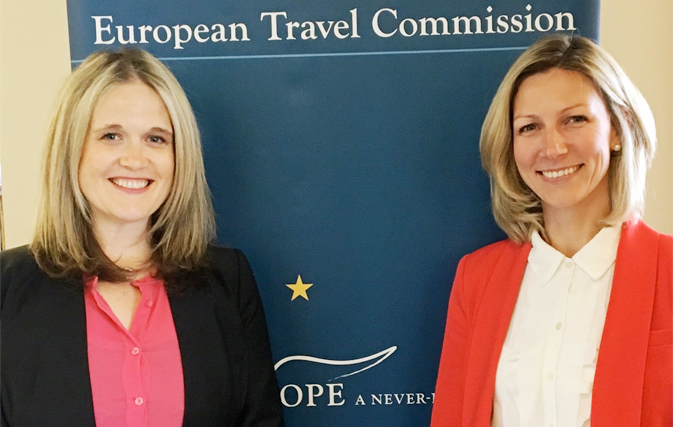 Dana Welch, Manager for Canada at Tourism Ireland, and Antje Splettstoesser, Director of the German National Tourist Office, as the new Chair and Vice-Chair respectively of ETC’s Canada chapter.