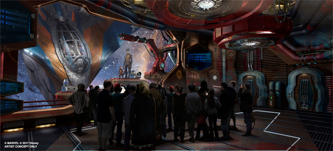 Guardians of the Galaxy. Fans of ‘Mission: SPACE’ 