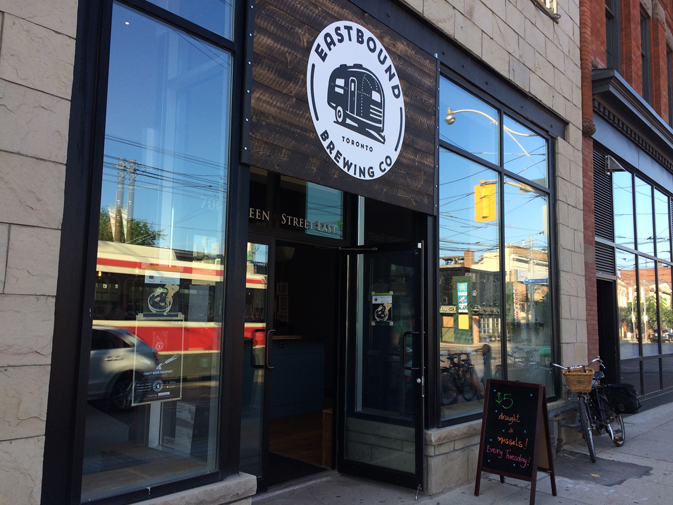 One of the hotel's neighbours, Eastbound Brewing Co.