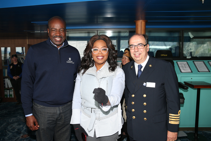 Oprah on Holland America Line