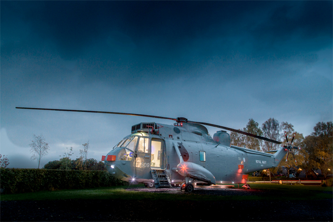 Stirling’s Helicopter Glamping