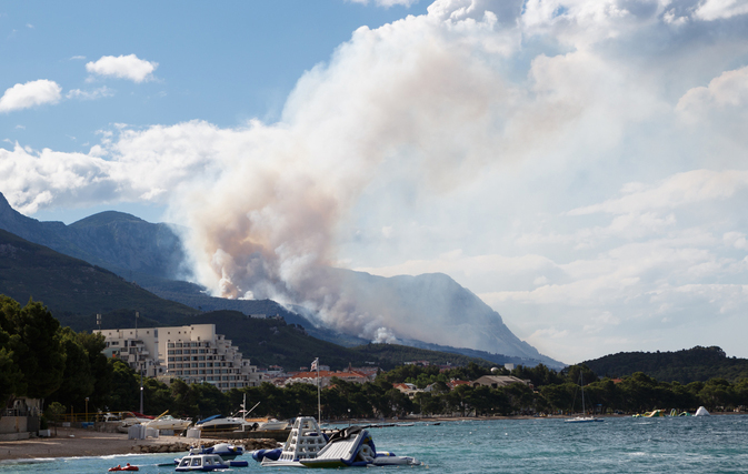 Wildfires rage in Croatia, Montenegro at the height of the tourism season