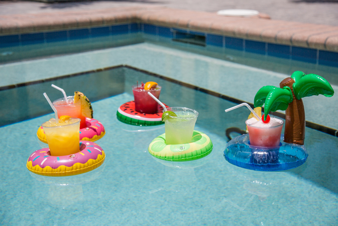 Cocktails by the pool