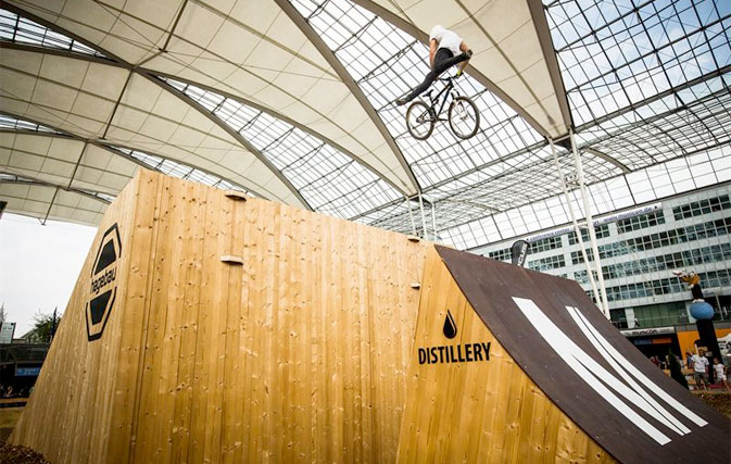 Munich's airport will feature mountain biking this month