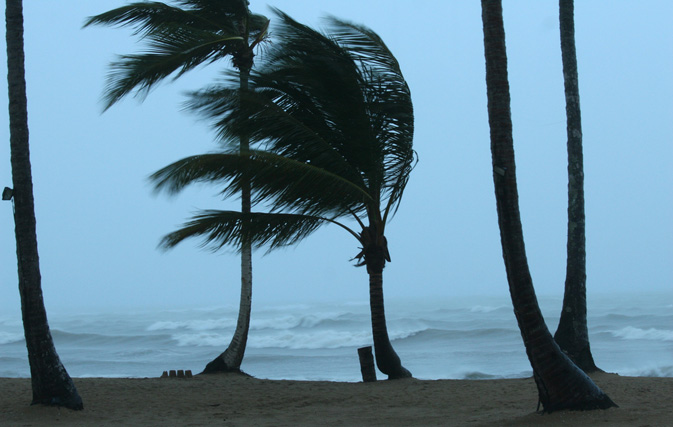 Tropical Storm Harvey moves across eastern Caribbean islands