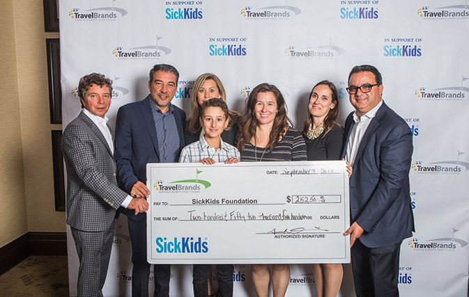 TravelBrands surpasses fundraising goal in support of SickKids