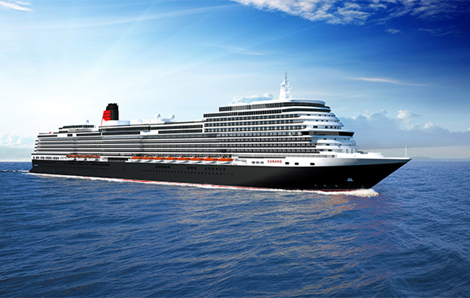 Cunard’s 4th ship: 113,000 tons, 3,000 passengers
