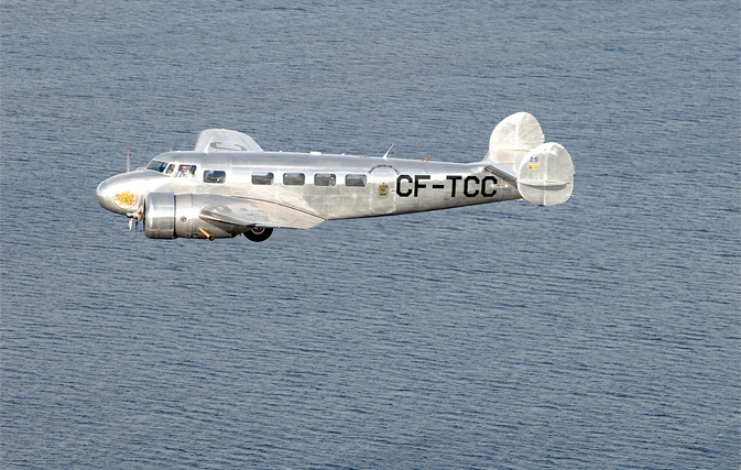 Look up to catch sight of Air Canada’s anniversary vintage aircraft
