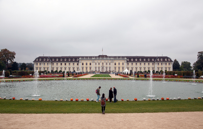 The Palace of Ludwigsburg, near Stuttgart is one of Germany's largest Baroque palaces