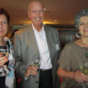 The German National Tourism Office had a full house for its Vancouver stopover on Sept. 11 before heading south to U.S. points. Travel agents Marie Stenzel of ManMar Vacations Int'l Ltd. (left), Manfred Stenzel, and Maryanne Asuncion both of Cruiseshipcentres enjoyed some of the country's fine wines.