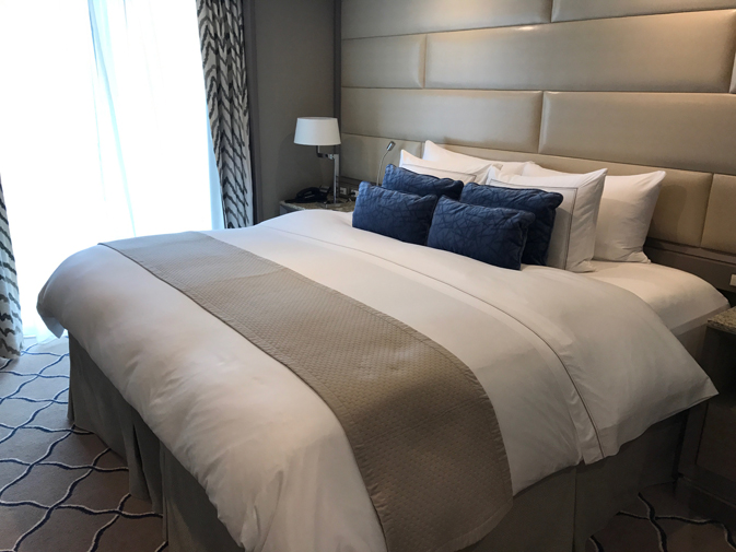 Silversea is known for its all-suite vessels; even its entry-level suites have a walk-in closet, verandah and butler service.