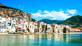 Beautiful coast of Cefalu, Palermo