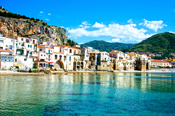 Beautiful coast of Cefalu, Palermo