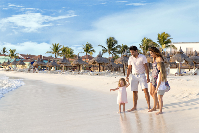 Main beach at Club Med Cancun Yucatan