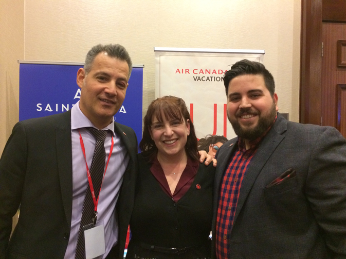 The Air Canada Vacations team at Toronto's 2017 SandalsOverdrive event