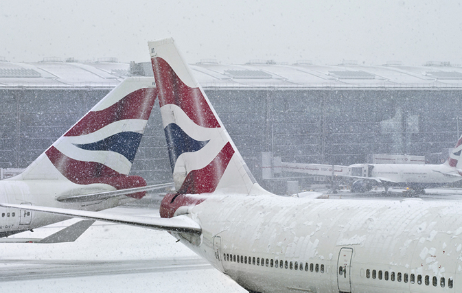 Expect flight cancellations at Heathrow today, due to snow