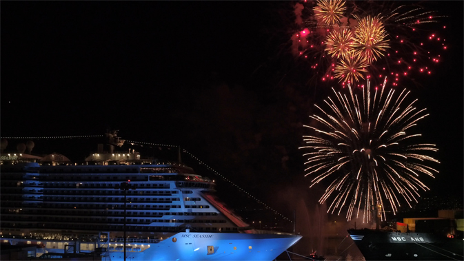 MSC Seaside’s official naming ceremony