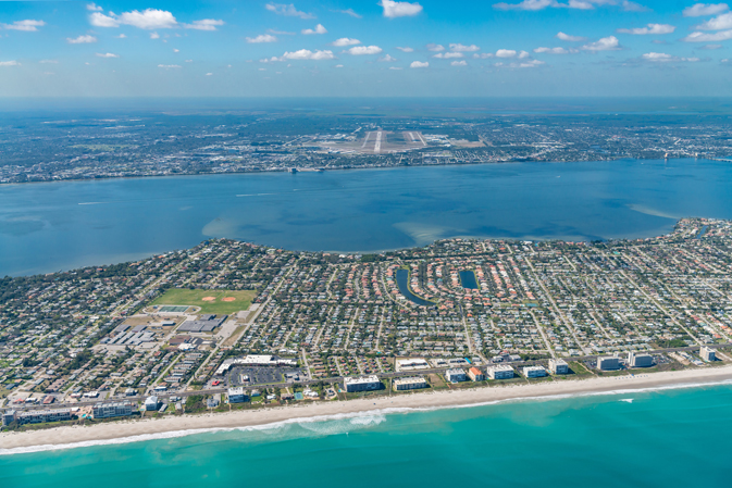 Orlando Melbourne International Airport is on PrivateFly's 2017 list of the top 10 most scenic airport approaches in the world