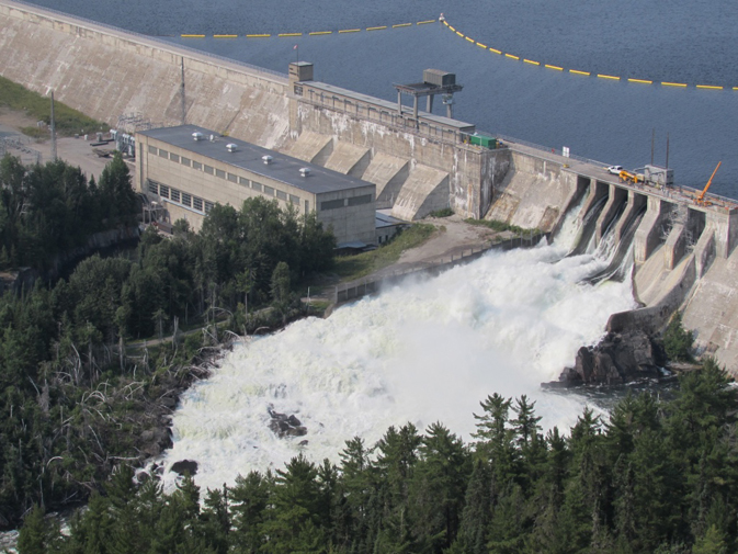 Pine Portage Generating Station on Nipigon River, ON