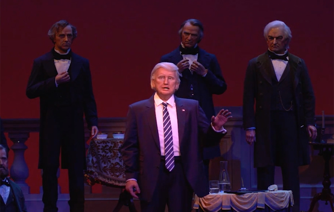 Robot Trump debuts at Disney’s Hall of Presidents and the Internet is officially creeped out
