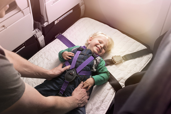 Air NZ Economy Skycouch Infant Harness
