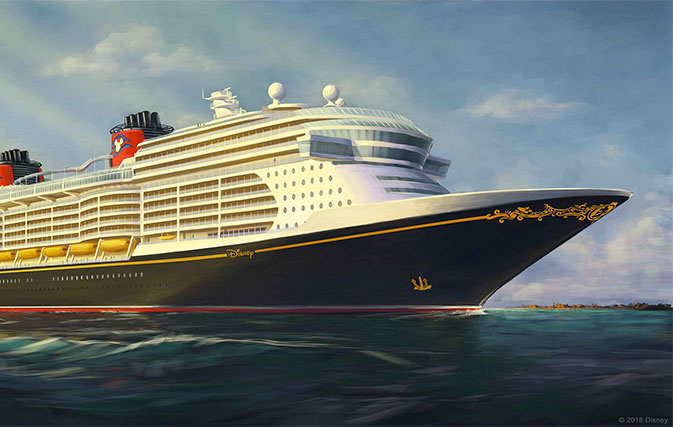 Early look at design for Disney Cruise Line’s next three ships