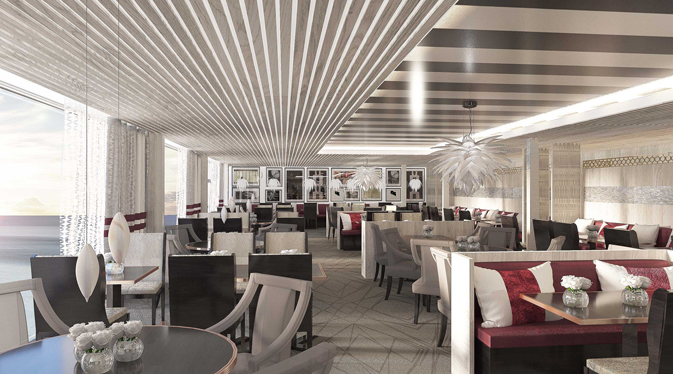 Le Grand Bistro will serve upscale French cuisine with stunning views of the sea