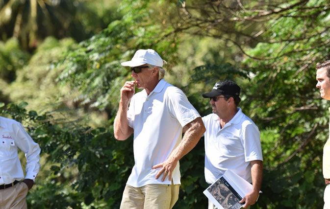 Greg Norman tours Sandals St. Lucia Golf & County Club at Cap Estate