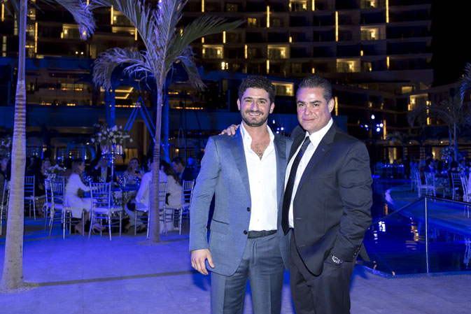 Gibran Chapur, Executive Vice President of Palace Resorts & Rene Virgilio, General Manager of Le Blanc Spa Resort Los Cabos