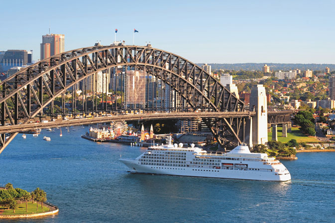 Silver Shadow in Sydney - credit Silversea Cruises
