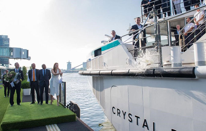 Crystal Debussy is christened in official ceremony