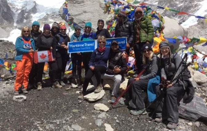 Onward and upward! Maritime Travel counsellors reach Mount Everest Base Camp