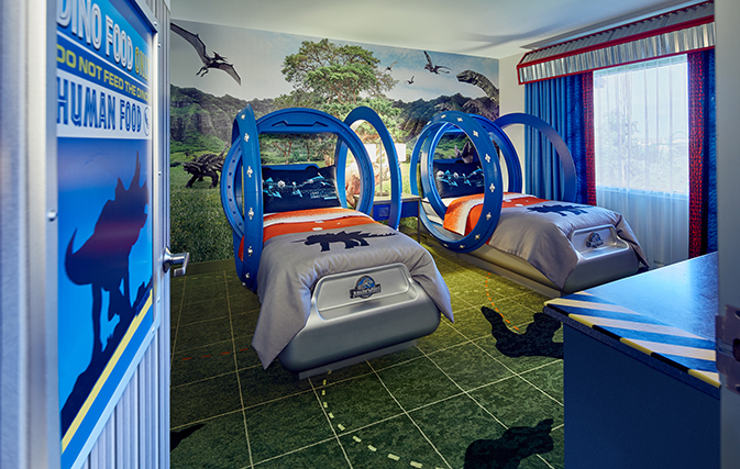 New Jurassic Park suites debut at Loews Royal Pacific Resort