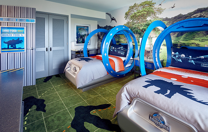 New Jurassic Park suites debut at Loews Royal Pacific Resort