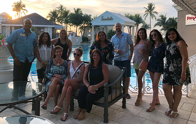 Ontario agents enjoy the Sandals experience on Bahamas fam