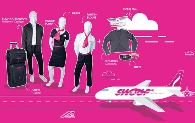 Swoop launches mobile app, new uniforms