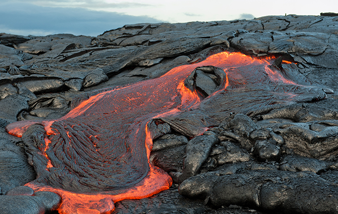 Less popular area of Hawaii Volcanoes sees more activity