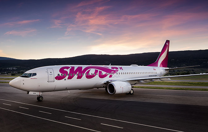 Swoop’s fourth aircraft goes into service with YXX-YWG flight