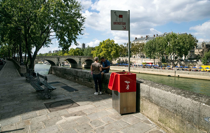 Paris in an uproar over new open-air urinals