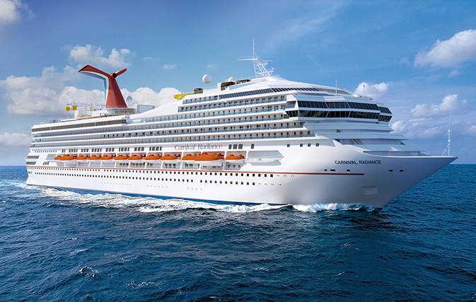 Carnival releases itinerary details for revamped Carnival Radiance