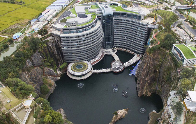 China has built the world’s first underground hotel and the photos are unreal
