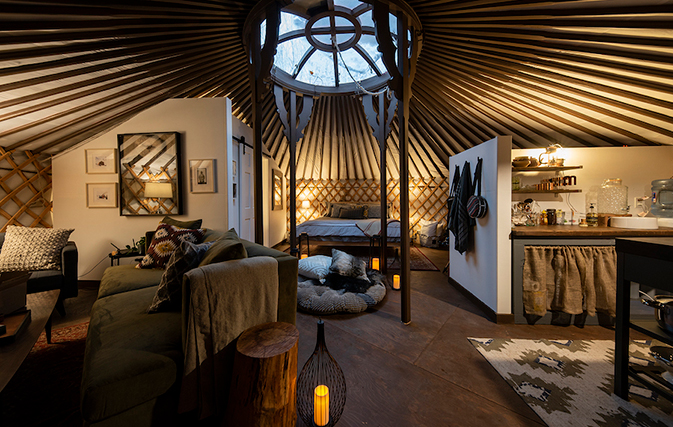 This yurt is wearing a parka just like yours, now you can book a stay in it