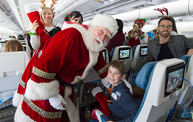 Air Transat’s Flight with Santa Claus departs today