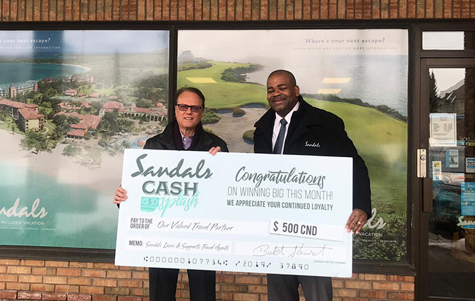 Sandals announces latest winner of Sandals Cash Splash