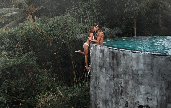 Stunning or stupid? Travelling couple’s Instagram photo causes outrage