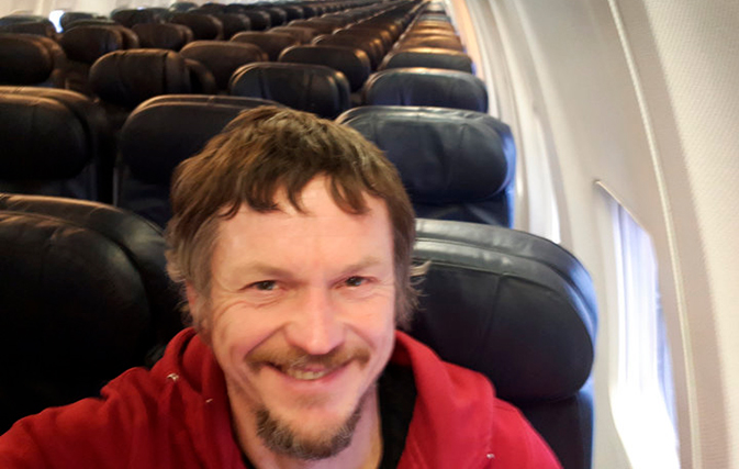 This guy was the only passenger onboard a Boeing 737-800 to Italy