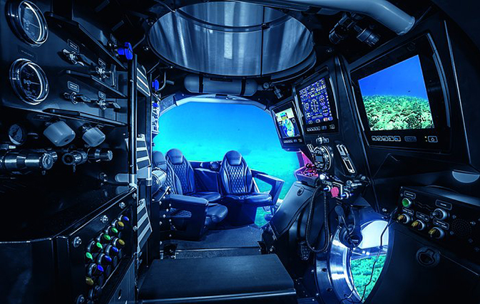 Here are the first interior images of Scenic Eclipse’s submarine