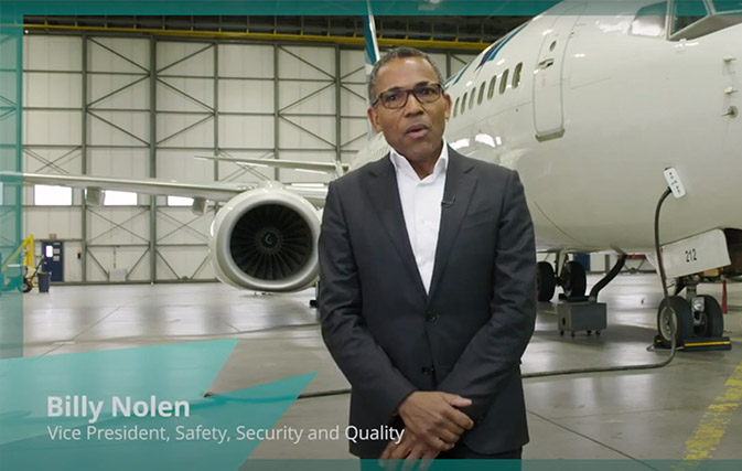 Video message from WestJet launches new travel hygiene program